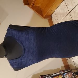 APT. Sleeveless Ruched Dress Women's Size M Medium